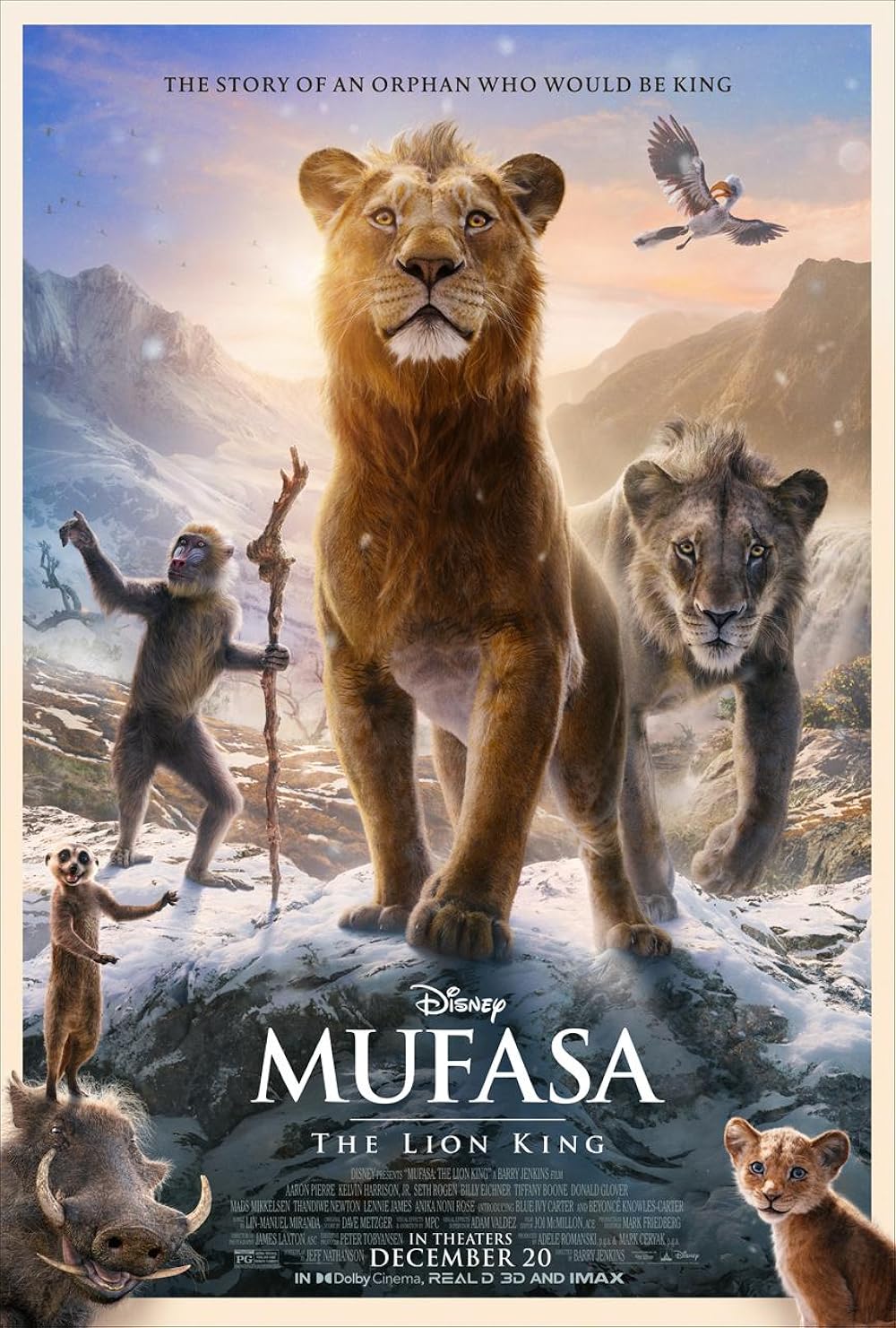 MUFASA: KRALJ LAVOVA (CENA KARTE-450 rsd) ANIMIRANI FILM-