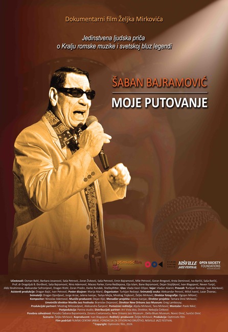ŠABAN BAJRAMOVIĆ: MOJE PUTOVANJE   (CENA KARTE-550 rsd)