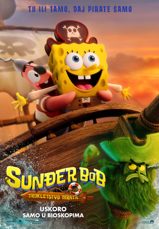 SUNDJER BOB- PROKLETSTVO PIRATA- 2D FORMAT- (CENA KARTE-450 rsd)